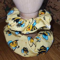 Scrunchie gumička včeličky